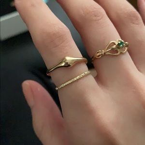 JAMES AVERY SOLID GOLD RING SIZE 4